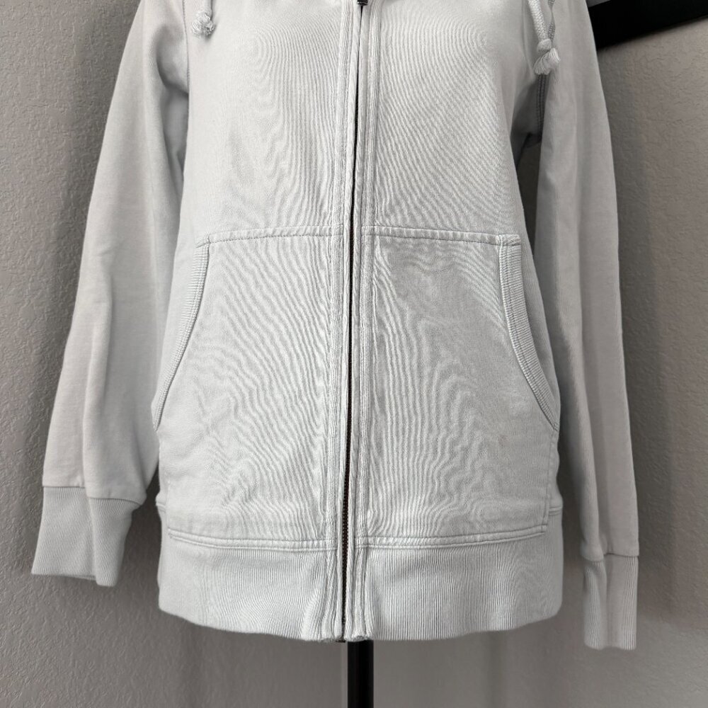 MADEWELL Full Zip Hoodie Sweatshirt Jacket Light Blue Small - Picture 5 of 14